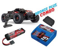 Traxxas Wide Maxx 1/10 Monster Truck RTR rosso bronzo più combinazione TRX89086-4-ROSSO...