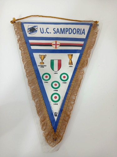 Gagliardetto calcio sampdoria - gagliardetto,