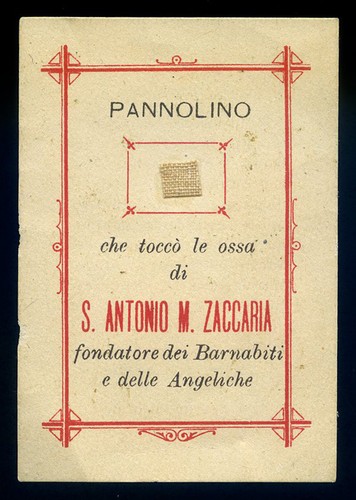 Santino reliquia relic - santino, relic-