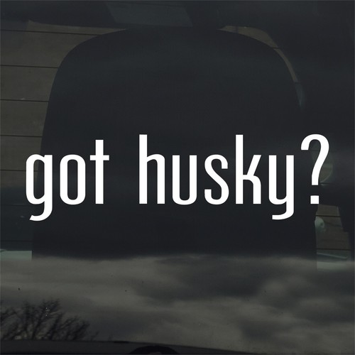 Got husky adesivo - adesivo, vinile