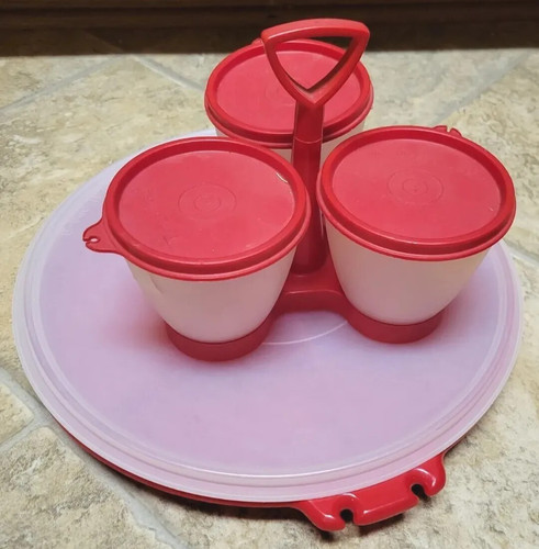 Vintage rosso tupperware - vintage,
