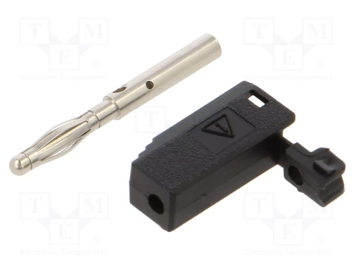 Connettore 10a nero - 10a, 60vdc: