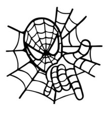 1x Adesivo Auto Spiderman