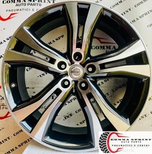 4 CERCHI IN LEGA ORIGINALI RAGGIO 20 NISSAN  MURANO NERO LUCIDO DIAMANTATO