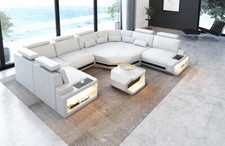 Divano soggiorno in pelle