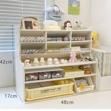 Organizer da Scrivania Multiuso in Legno - 48x42x17 cm