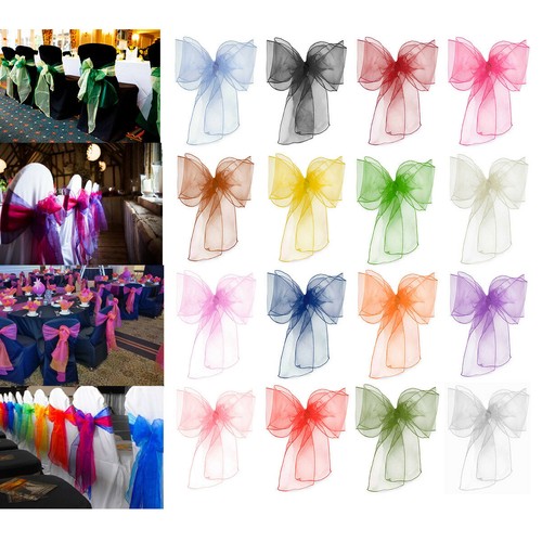100pcs organza fasce - 1-100pcs,