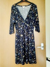 Abito H&M blu navy floreale