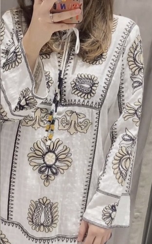 Abito tunica zara bianco - abito,