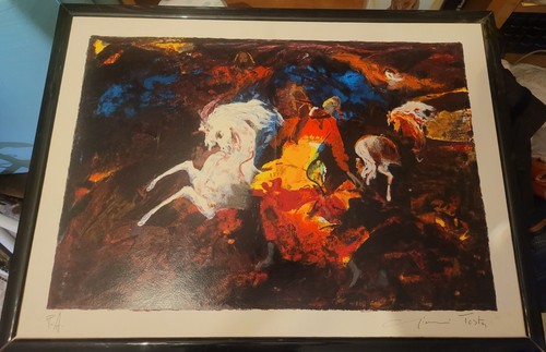 Litografia originale gianni - litografia,