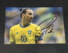 ZLATAN IBRAHIMOVIC - AUTOGRAFO FIRMATO A MANO SVEZIA FOTO #10 AC MILANO 🇸🇪