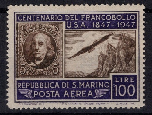 San marino 1947 posta - san,