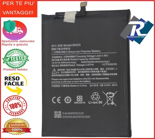 Batteria bn55 per xiaomi redmi - batteria,