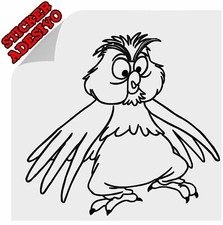 1x Sticker Adesivo Decal Gufo