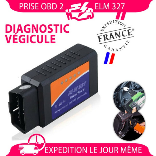 Prise odb2 elm327 interface - odb2,