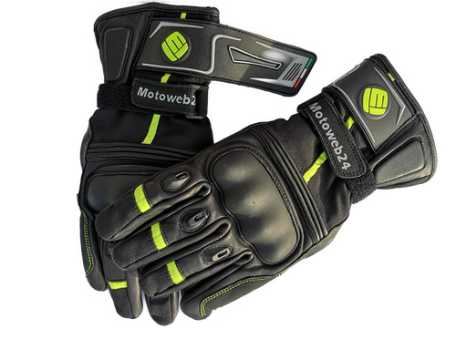 Guanti moto pelle con - moto, in