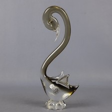 Scultura Cigno Vetro Murano