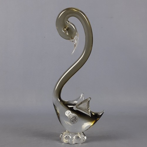 Scultura cigno vetro murano - vetro,