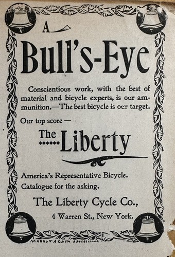 Pubblicità stampa antica 1896