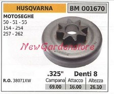 Pignone HUSQVARNA motore motosega 50 51 55 154 254 257 262 001670