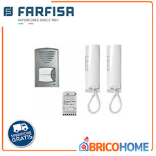 KIT CITOFONO FARFISA  AUDIO BIFAMILIARE 2CKSD 2 FILI(1+1)