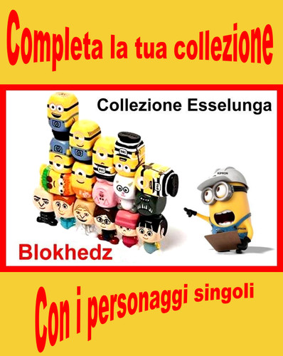 Blokhedz minions collezione - minions,