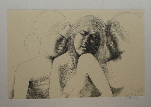Emilio greco acquaforte - greco, su