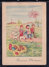 Postcard Happy Easter Children