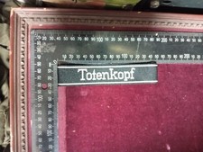 TOPPA PATCH INSIGNIA FASCIA WAFFEN TOTENKOPF PANZER DIVISION POST WW2 RARITA'