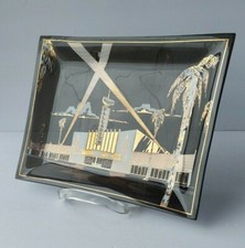 VASSOIO VETRO SOUVENIR FOGLIA