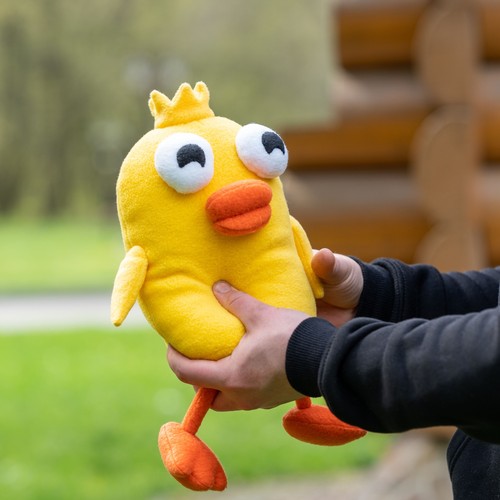Peluche ducky momo fatto - momo, a