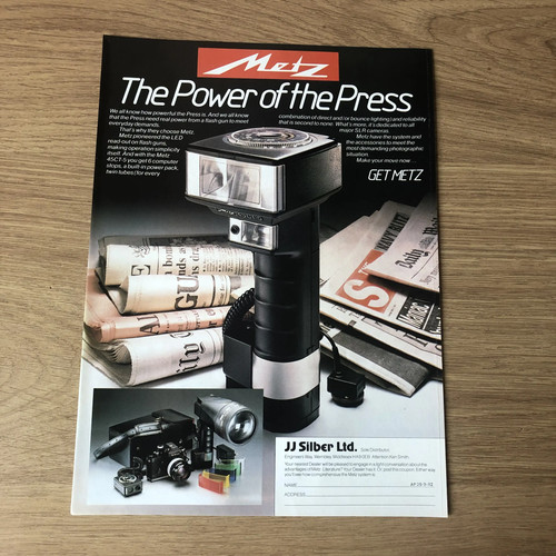 Cams29 magazine advert - cams29, 11x8