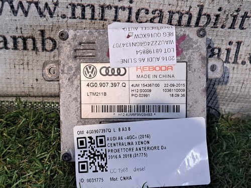Centralina xenon per audi - centralina,