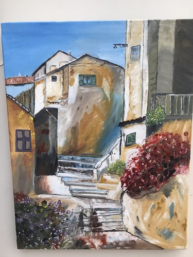 Quadro olio tela fatto in - quadro,