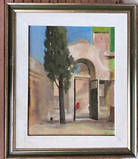 GIULIO BOETTO TORINO SALUZZO CUNEO OLIO SU TELA CM. 50 X 40 AFFARE