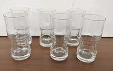 6 Vintage Ferrarelle Glasses