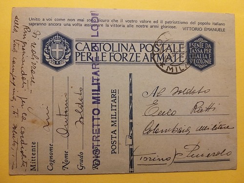Cartolina postale per - postale,