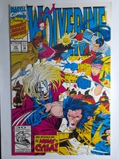 Wolverine 55 NM 1992. First App.Cylla.Gambit,Sunfire.Jubilee.Silvestri/Green art