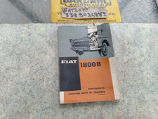 Fiat 1800 B- catalogo ricambi