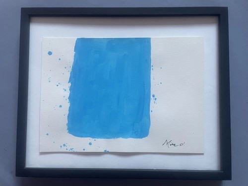 Joan miro quadro - miro, blu