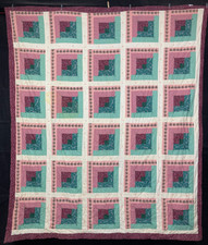 Trapunta patchwork multicolore