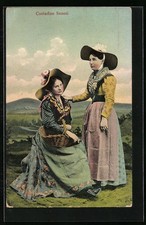 Cartolina Contadine Senesi 