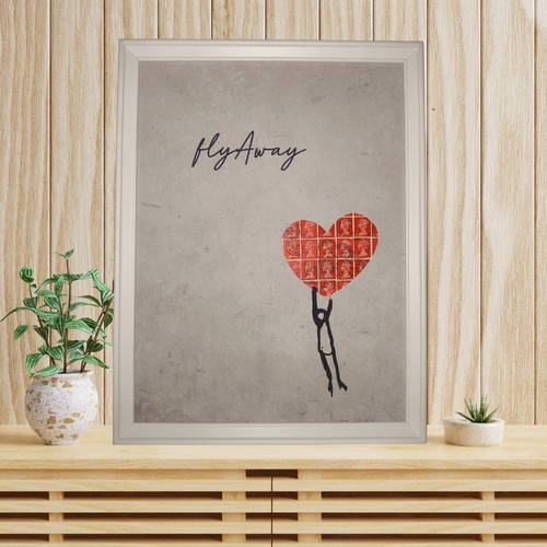 Quadro moderno cuore veri - quadro,