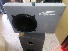 sub stretto sony xs-l121 da 32cm pot 450w abbinato amplificatore magnat da 500w