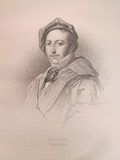 GIOACHINO ROSSINI RITRATTO