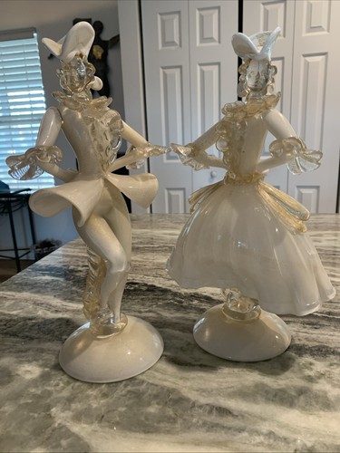 Seguso murano glass figurines - murano,