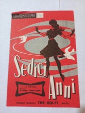 Spartito musicale sedici anni