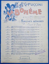 OPÉRA PUCCINI CHANT PIANO