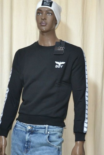 Felpa boy london nera modello - felpa,
