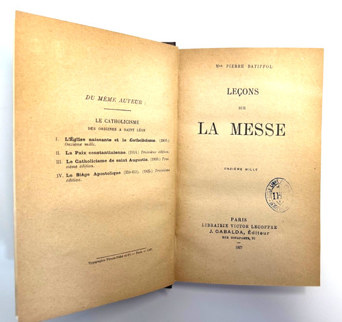 Liturgie lecons sur - la, messe